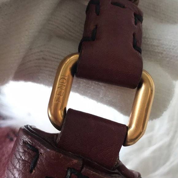 FENDI “RARE” SELLERIA SOFT LEATHER SHOULDER BAG - Picture 7 of 16